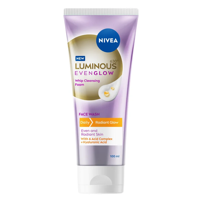 NIVEA Luminous Even Glow Whip Cleansing Foam Face Wash