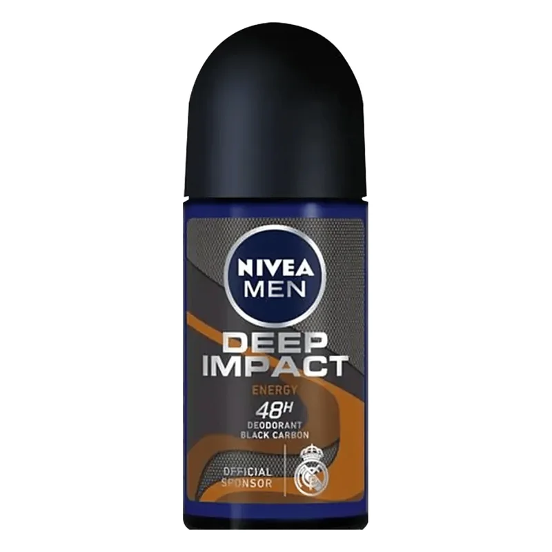 NIVEA Men Deep Impact Energy Deodorant Roll-On