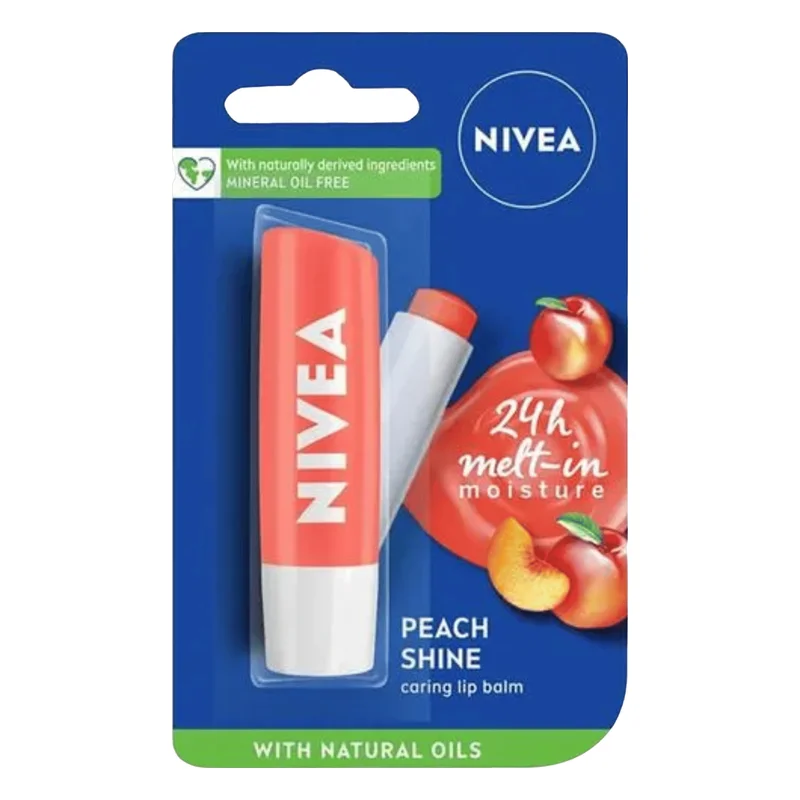 NIVEA Peach Shine Lip Balm