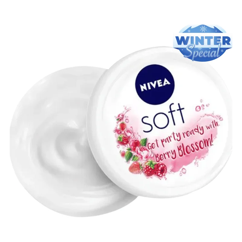 NIVEA Soft Light Moisturiser - Berry Blossom