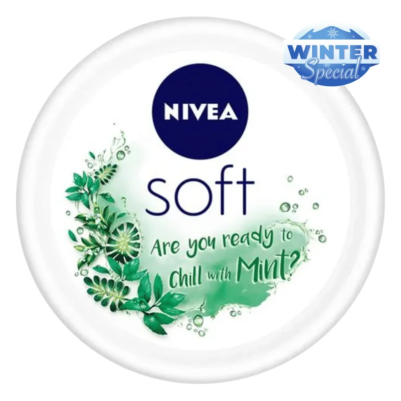 NIVEA Soft Light Moisturiser - Chilled Mint