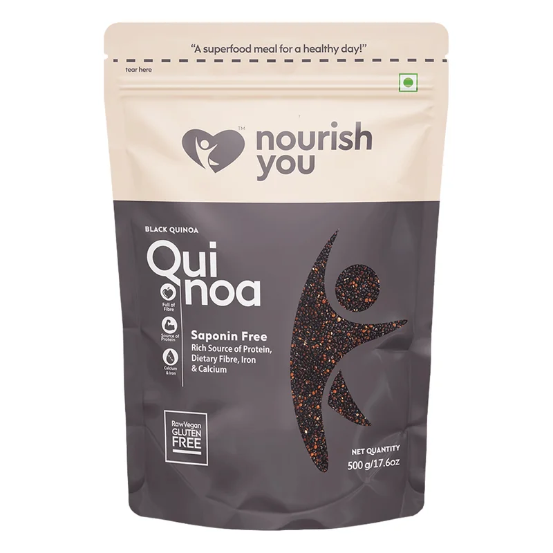 Nourish You Certified Organic Black Quinoa