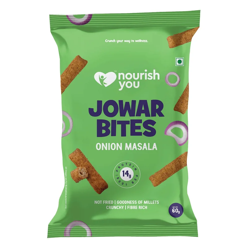 Nourish You Onion Masala Jowar Bites
