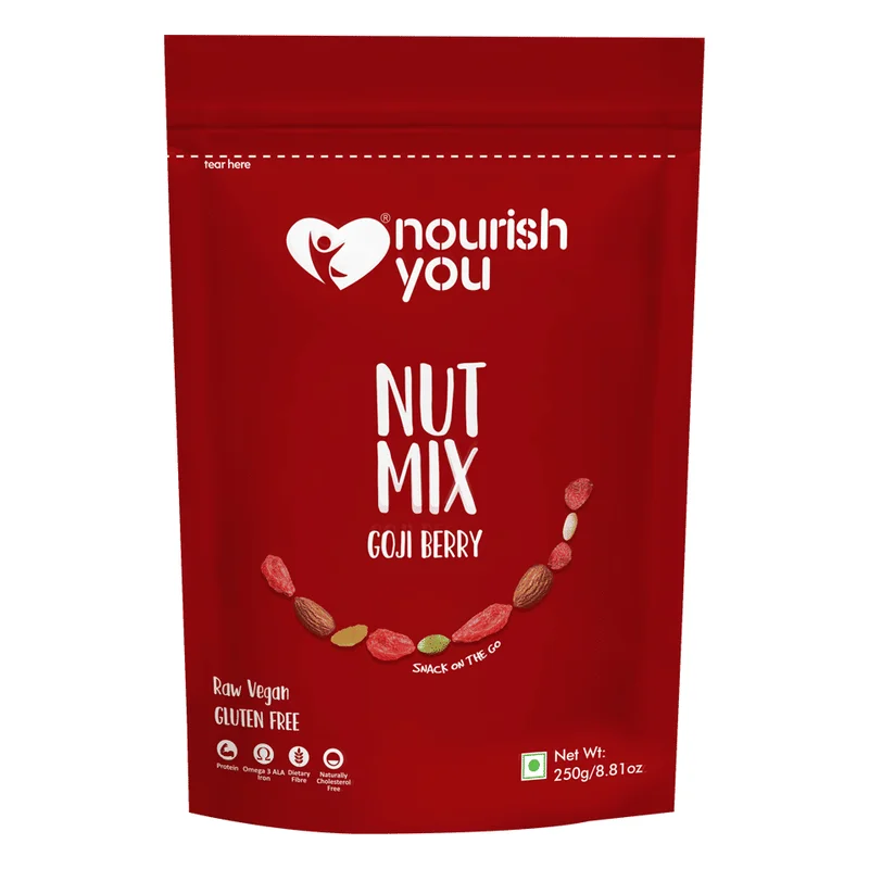Nourish You Raw Goji Berry Nut Mix