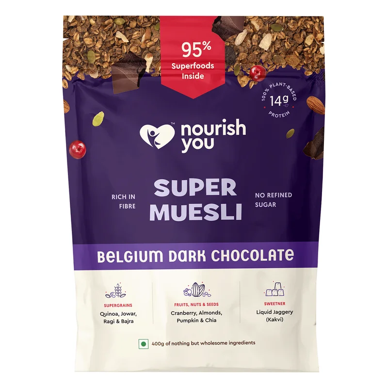 Nourish You Super Muesli - Belgian Dark Chocolate