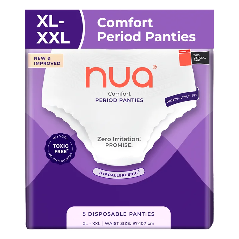 Nua Comfort Disposable Period Panties - XL-XXL