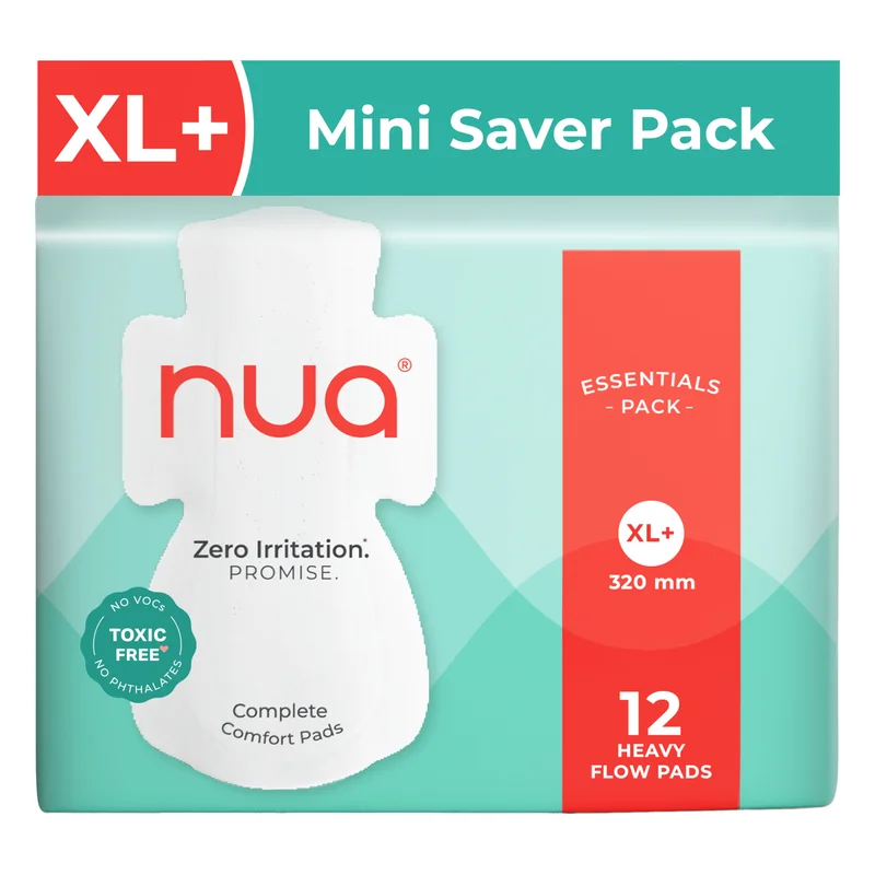 Nua Complete Comfort Sanitary Pads - Heavy Flow, XL+