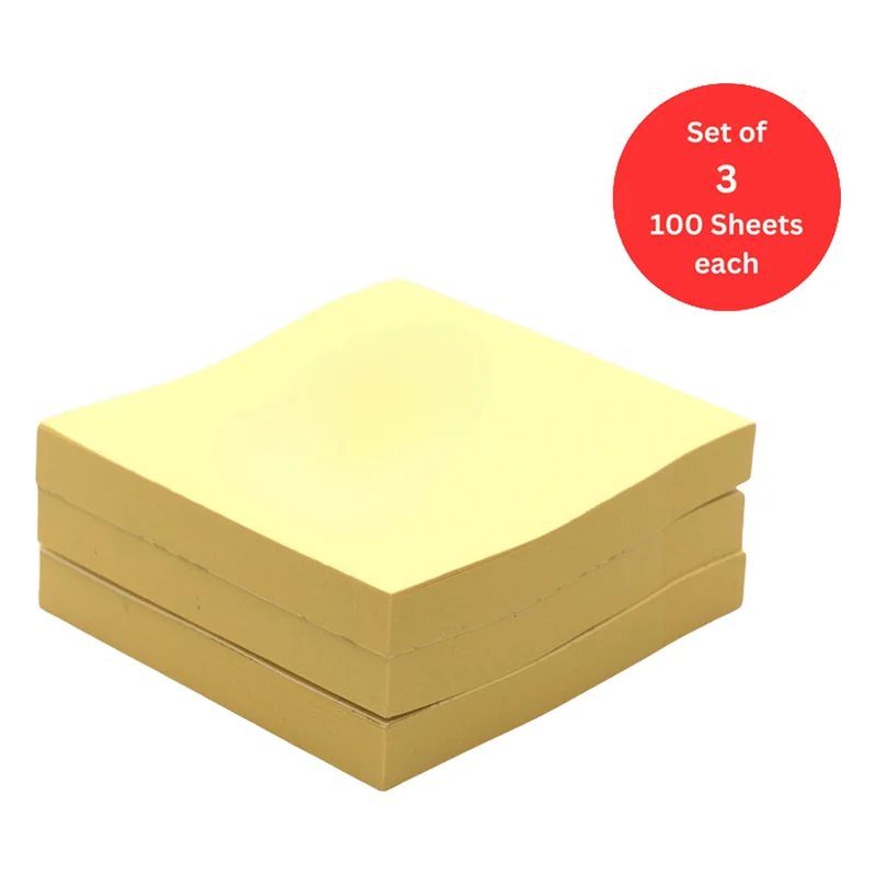 Nuovi Sticky Notes - Yellow, 100 Sheets