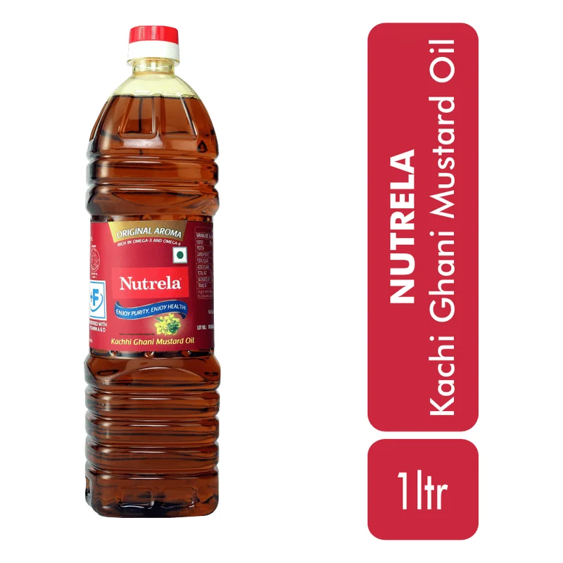 Nutrela Kachi Ghani Mustard Oil