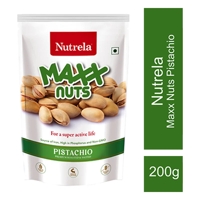 Nutrela Maxx Nuts Roasted & Salted Pistachios