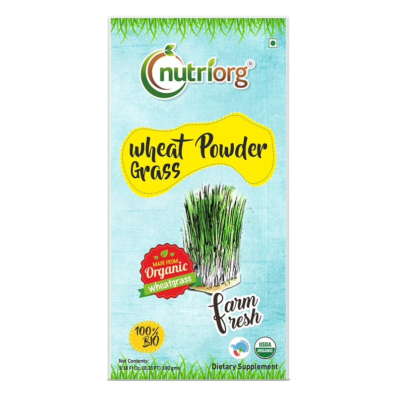 Nutriorg Certified Organic Wheatgrass Powder