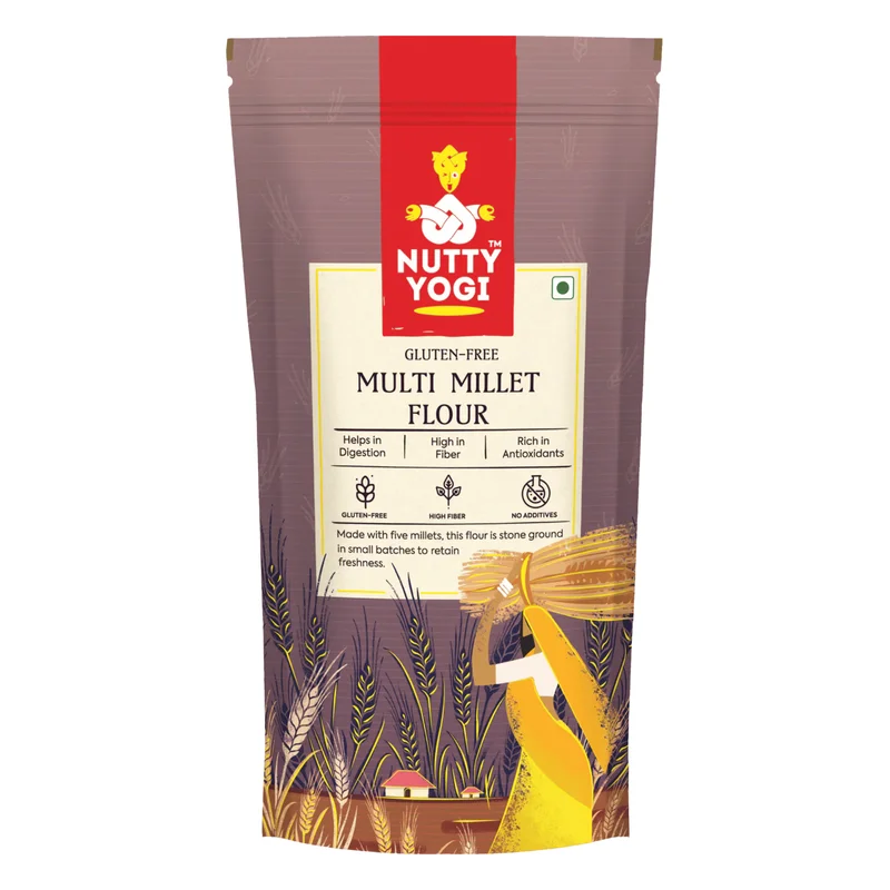 Nutty Yogi Multi Millet Atta - Gluten Free