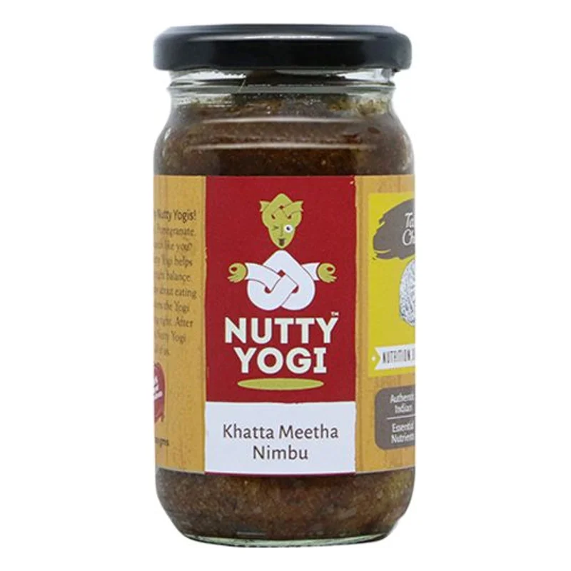 Nutty Yogi Pickle - Khatta Meetha Nimbu