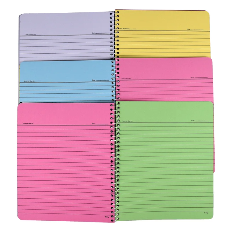 Oddy A5 5 Subject Wiro Notebook - Ruled, 160 Pages