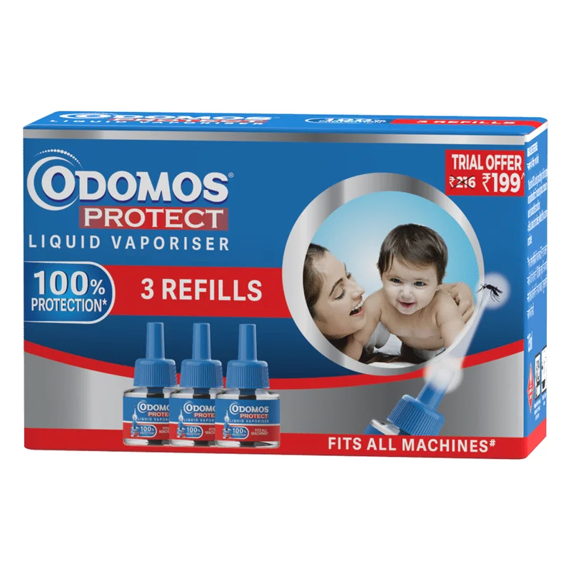 Odomos Protect Mosquito Repellent Liquid Vaporiser Refill