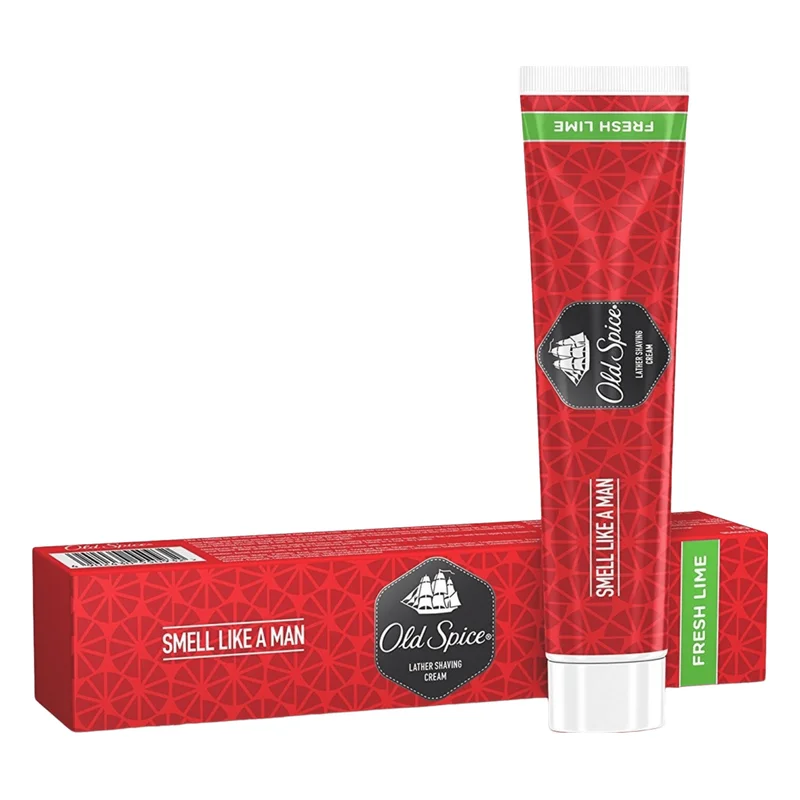Old Spice Fresh Lime Lather Shaving Cream