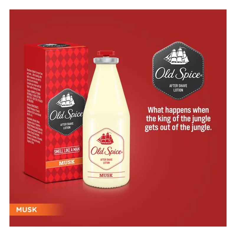 Old Spice Musk After Shave Lotion