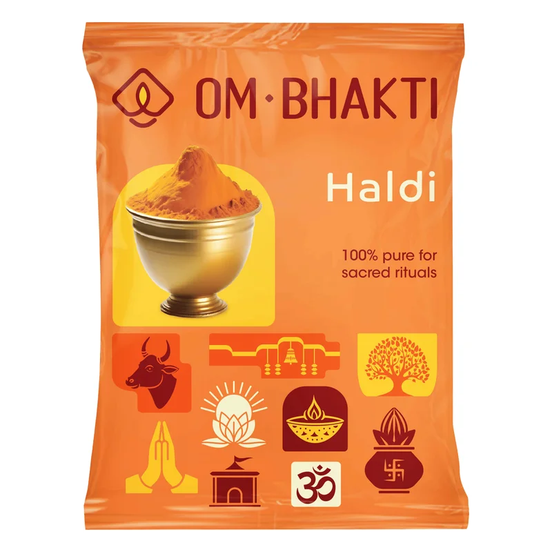 Om Bhakti Haldi for Puja