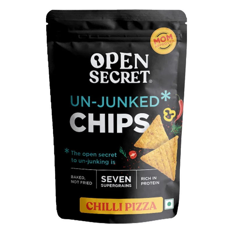 Open Secret 7 Supergrains Chips - Chilli Pizza