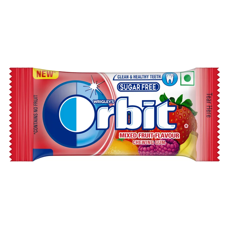 Orbit Mixed Fruit Sugar Free Chewing Gum