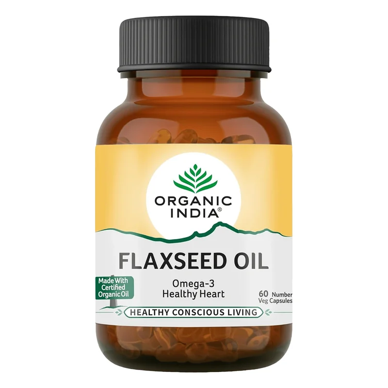 Organic India Flaxseed Oil Capsules