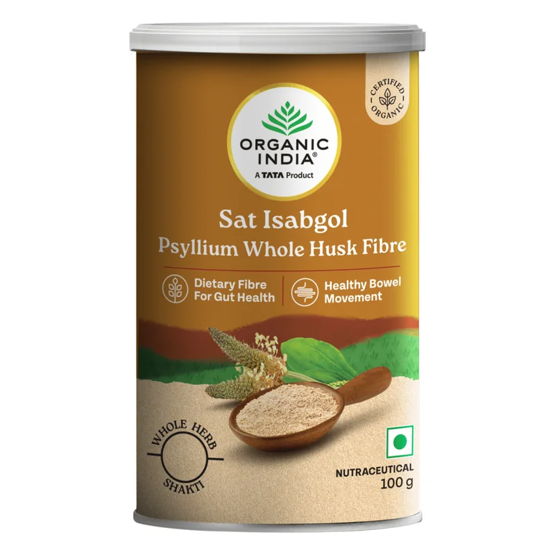 Organic India Sat Isabgol Psyllium Husk