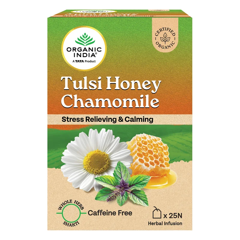 Organic India Tulsi Honey Chamomile Tea