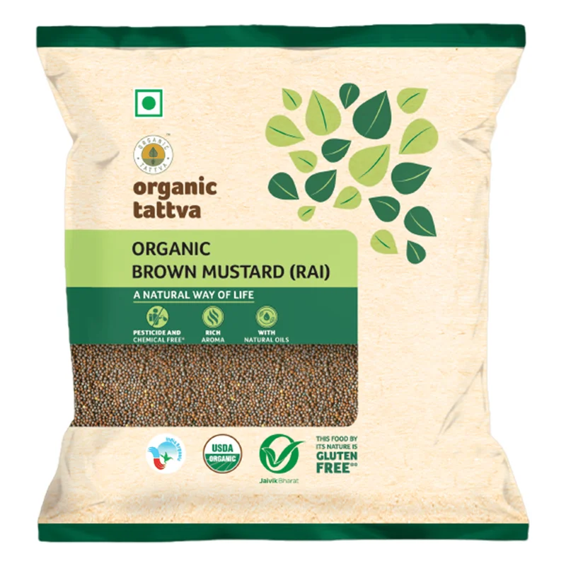 Organic Tattva Brown Mustard