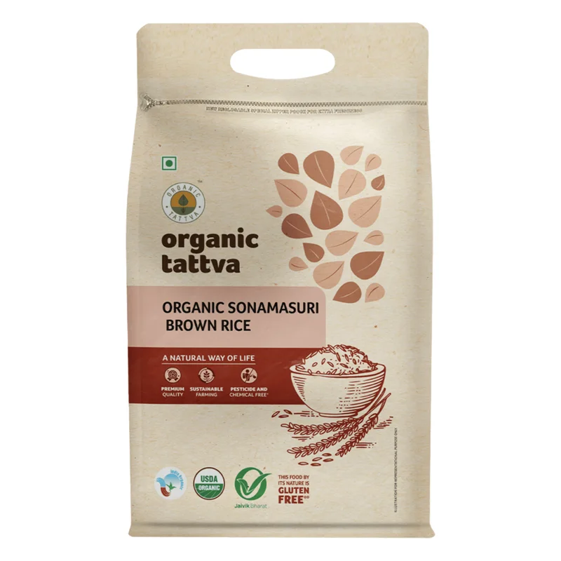Organic Tattva Sonamasuri Brown Rice