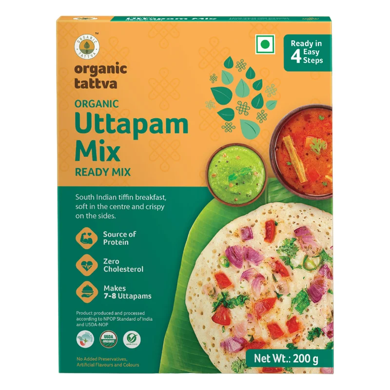 Organic Tattva Uttapam Ready Mix