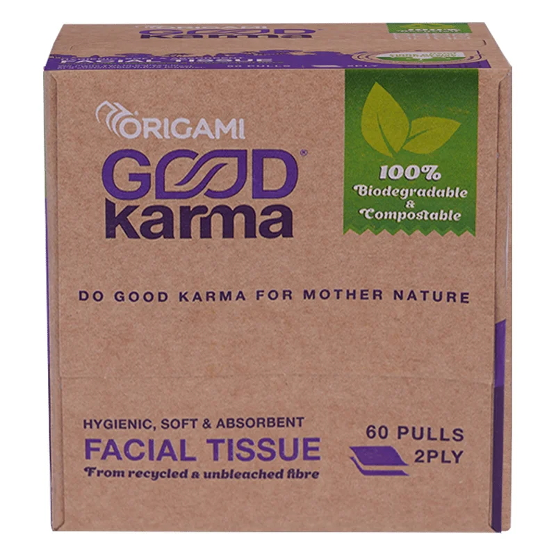 Origami Good Karma Facial Tissue Box - 2 Ply