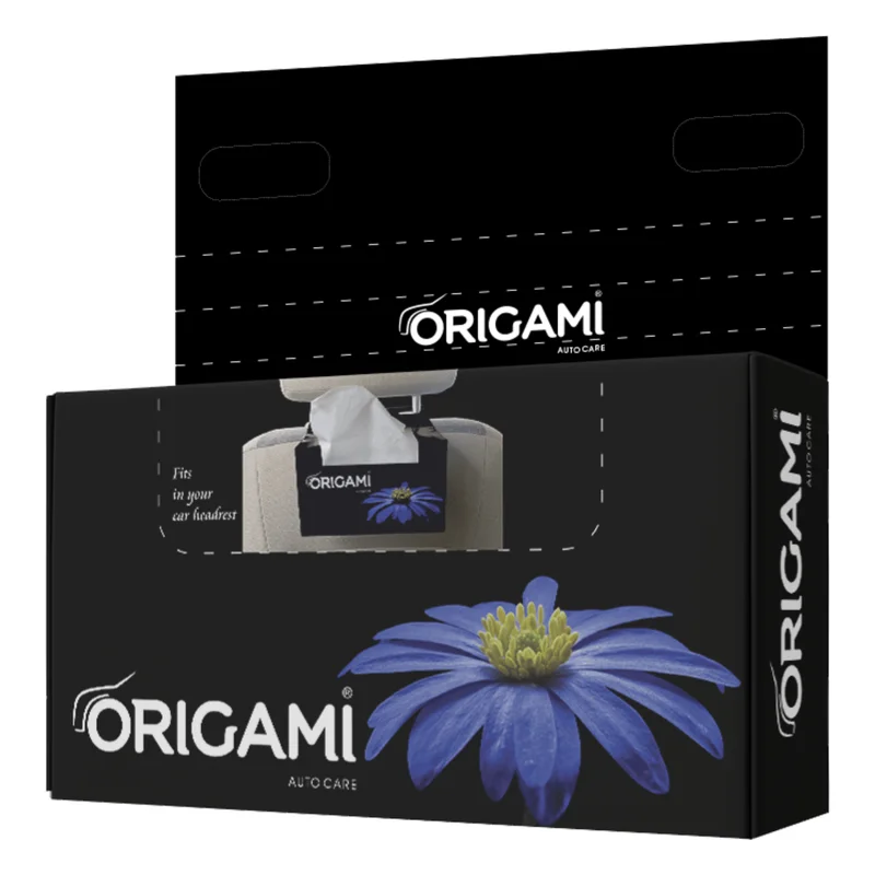 Origami Car Tissue Box - 2 Ply