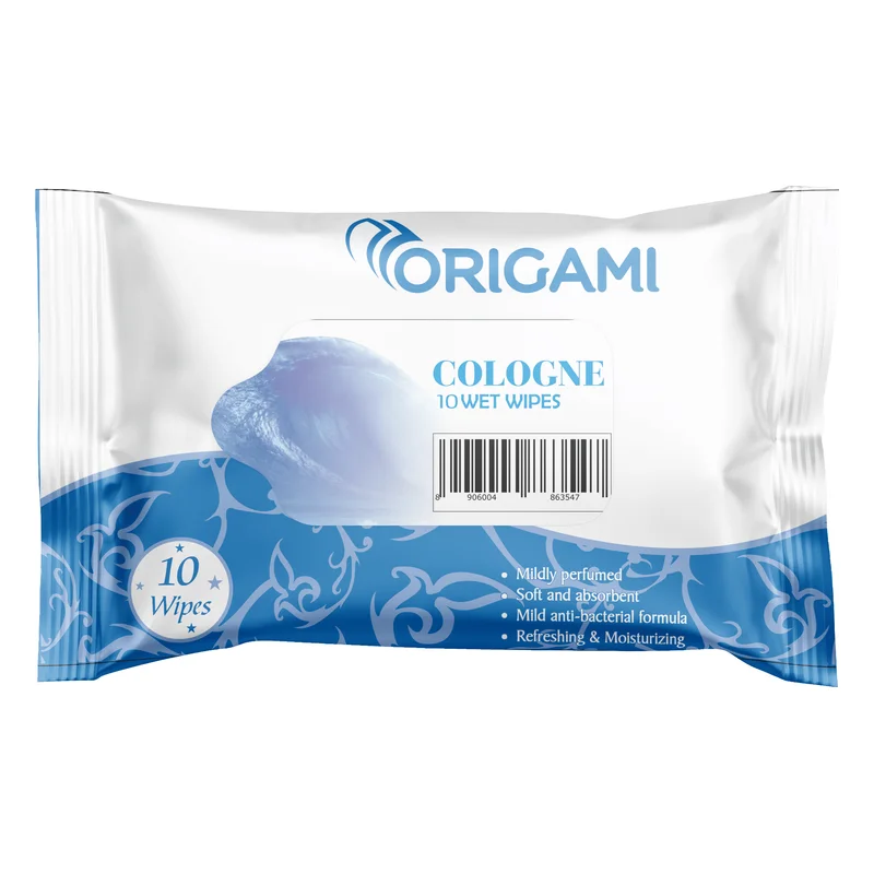 Origami Cologne Wet Wipes
