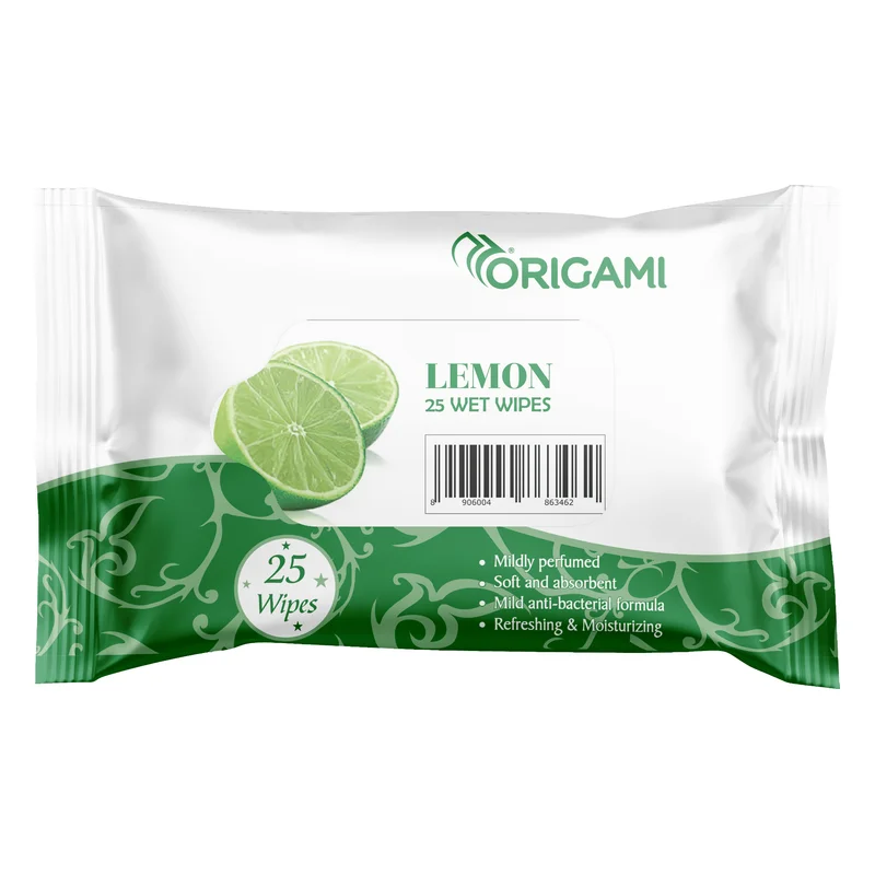 Origami Lemon Wet Wipes
