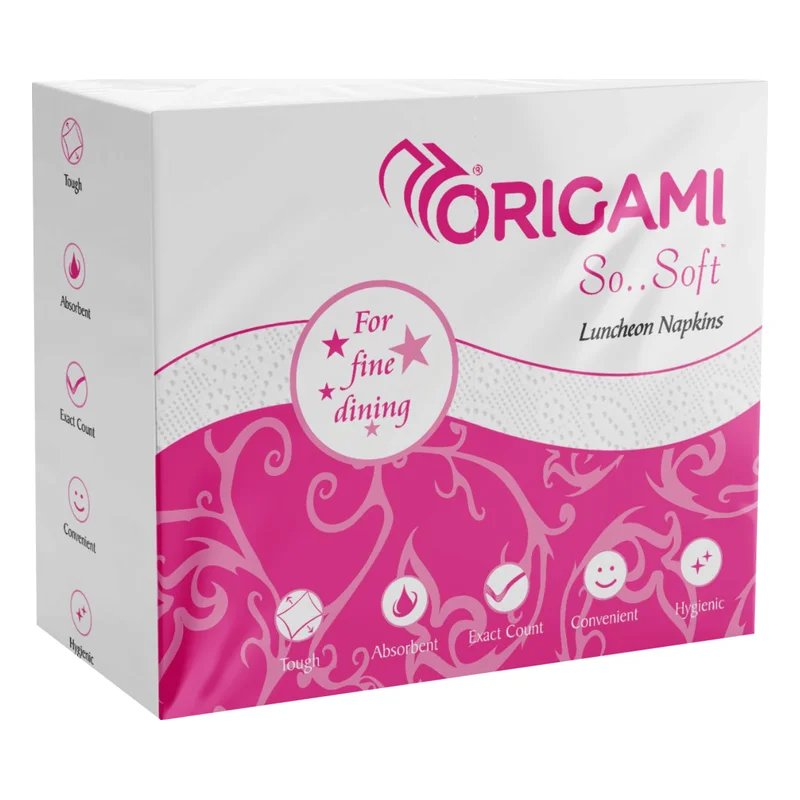Origami Luncheon Tissue Napkins - 32 x 32 cm