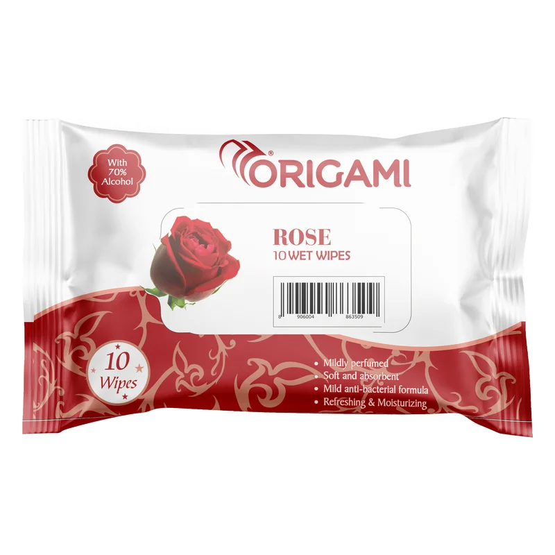 Origami Rose Wet Wipes