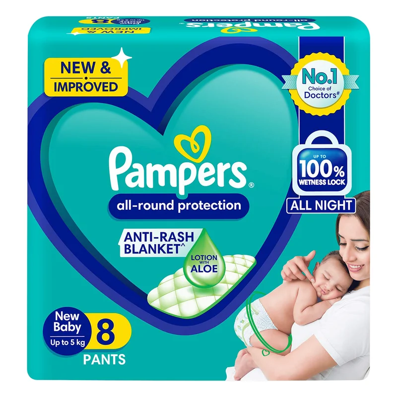Pampers All-Round Protection Diaper Pants - New Baby