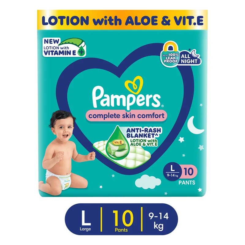 Pampers Complete Skin Comfort Diaper Pants - Large