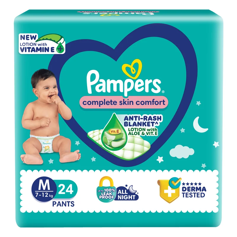 Pampers Complete Skin Comfort Diaper Pants - Medium