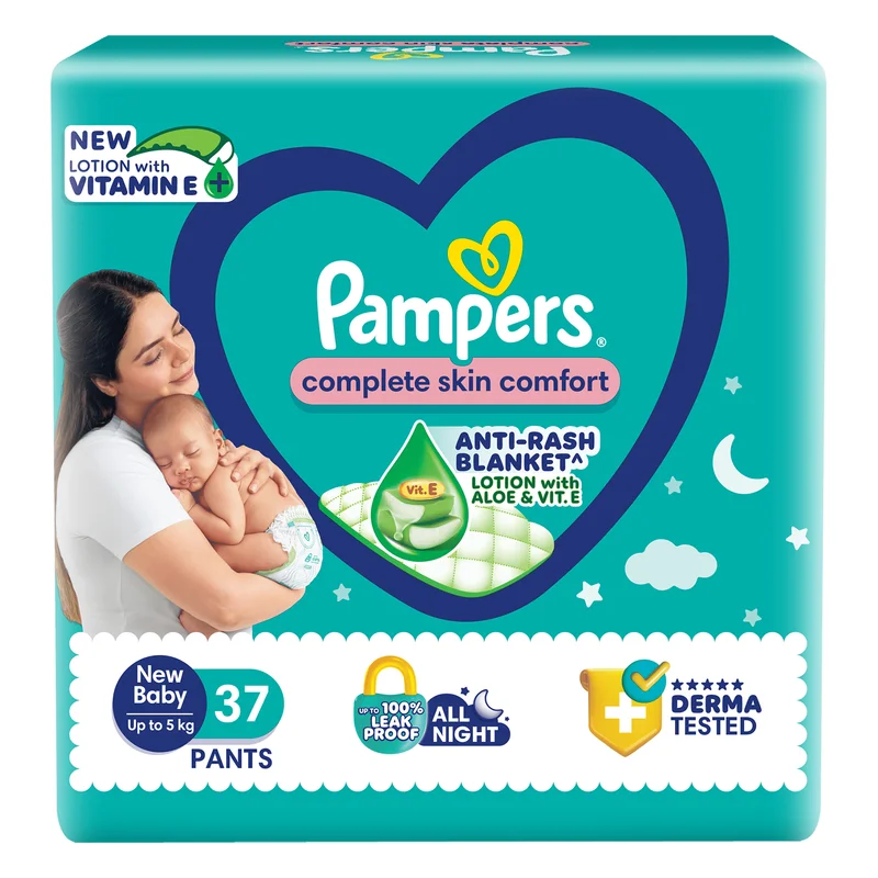 Pampers Complete Skin Comfort Diaper Pants - New Baby