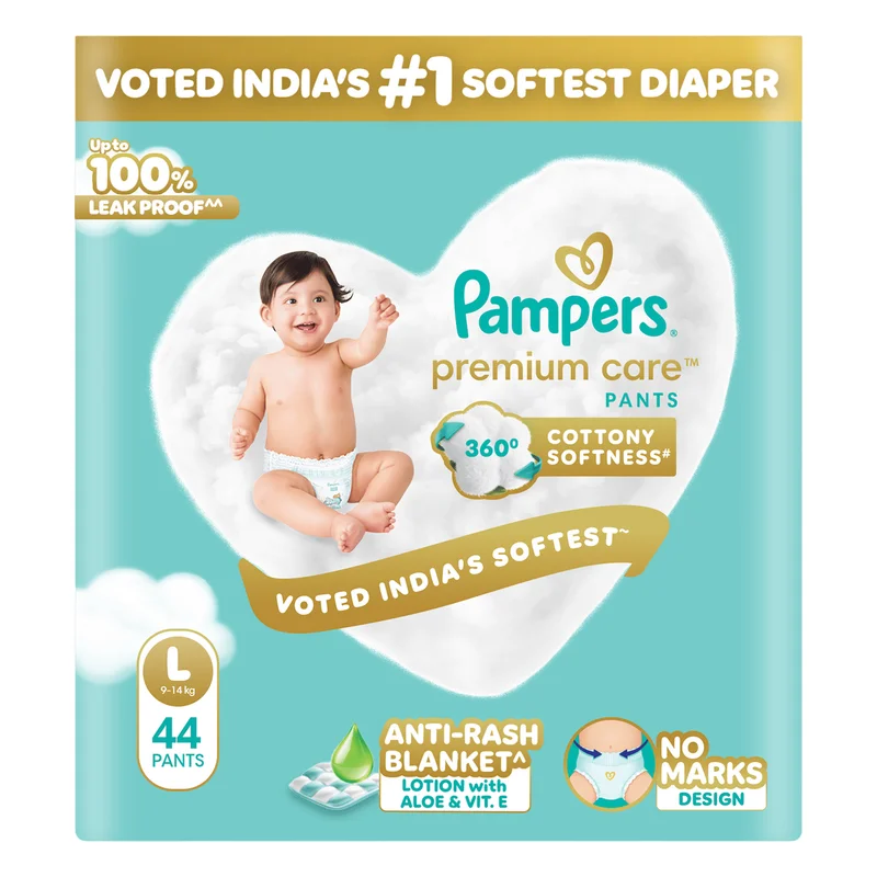 Pampers Premium Care Diapers - Large