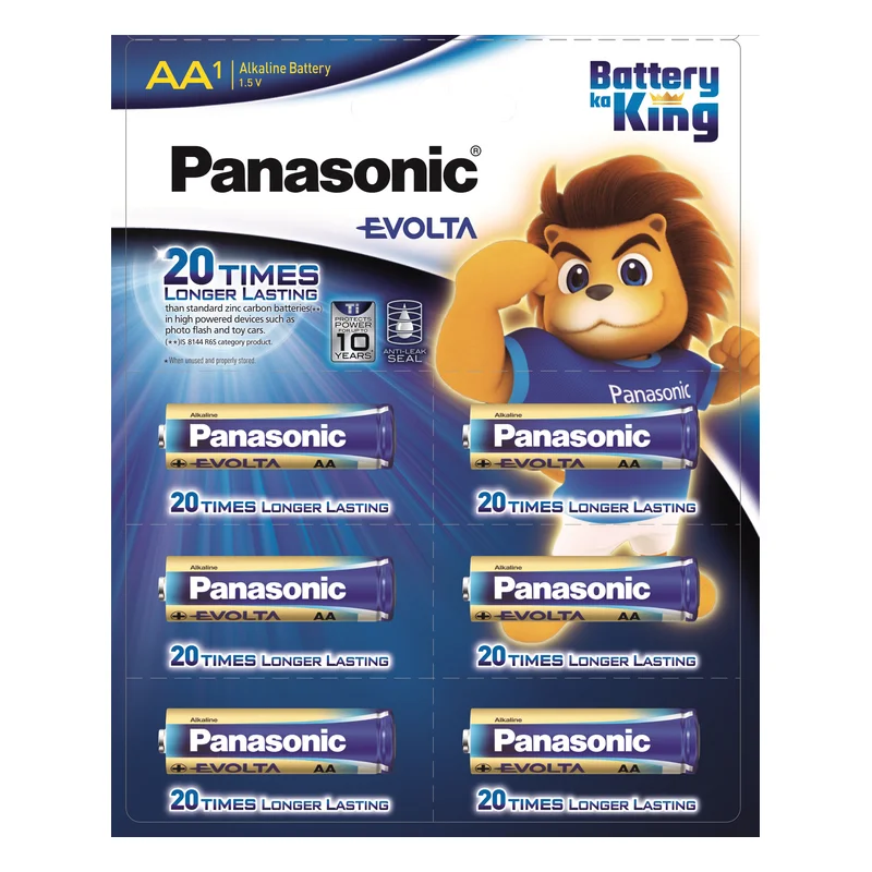 Panasonic Evolta Alkaline AA Batteries