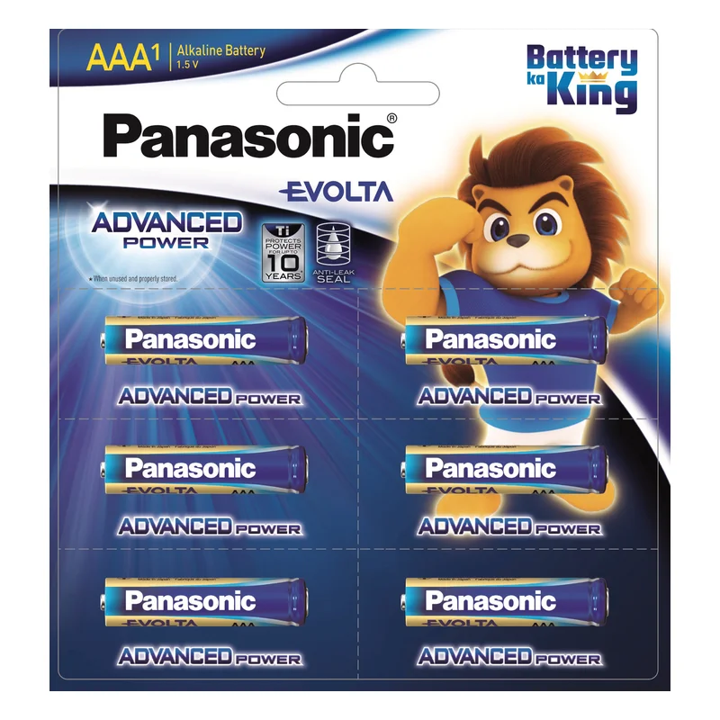 Panasonic Evolta Alkaline AAA Batteries