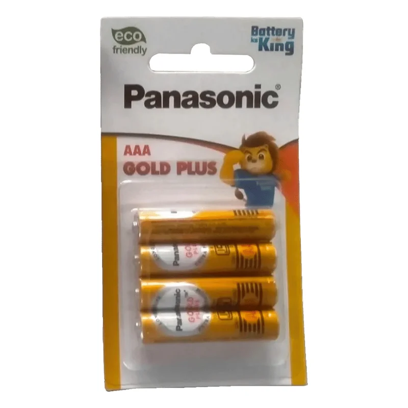 Panasonic Gold Plus Zinc Carbon AAA Batteries