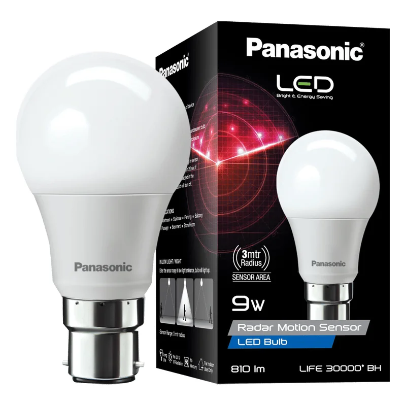 Panasonic Radar Motion Sensor LED Bulb 9W