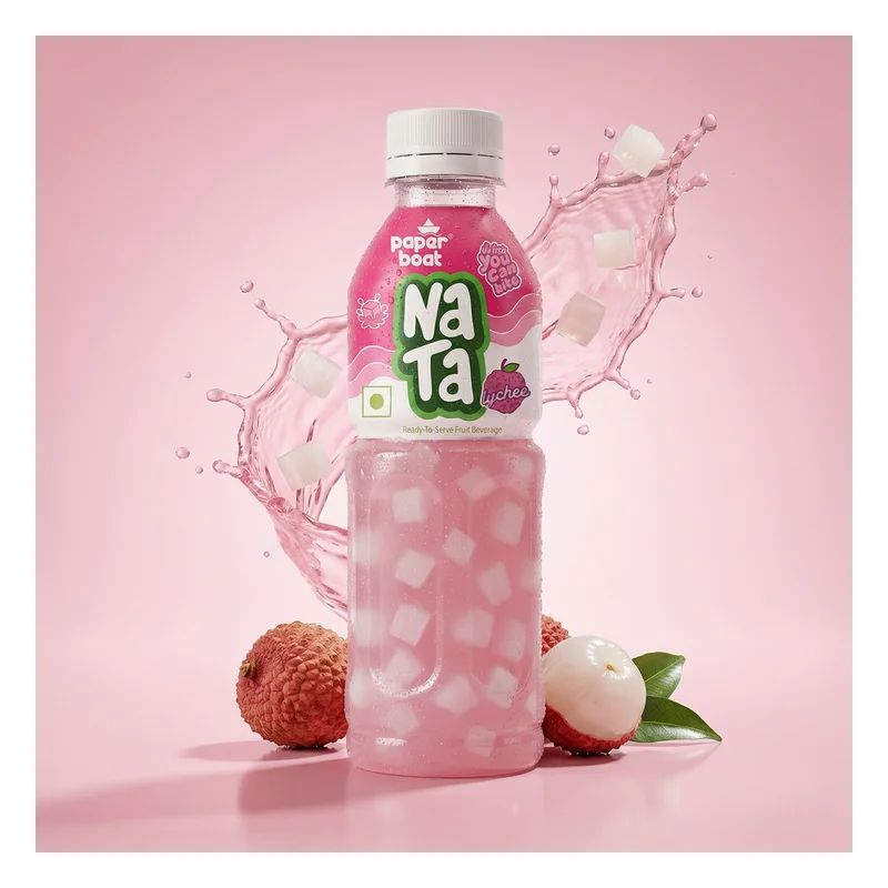 Paper Boat Lychee Nata De Coco