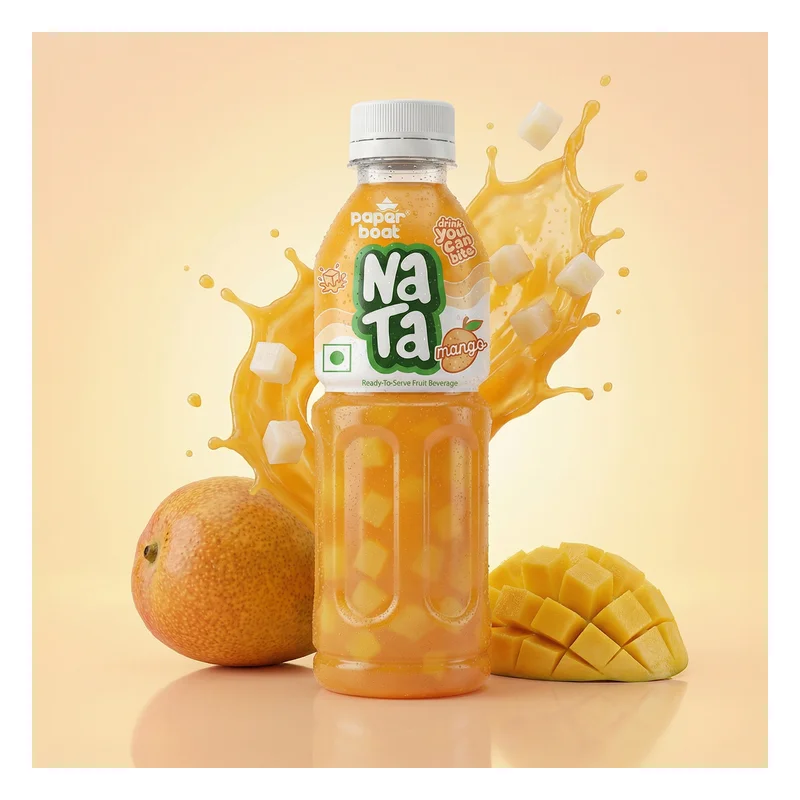 Paper Boat Mango Nata De Coco