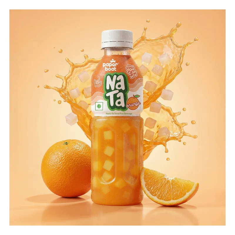 Paper Boat Orange Nata De Coco