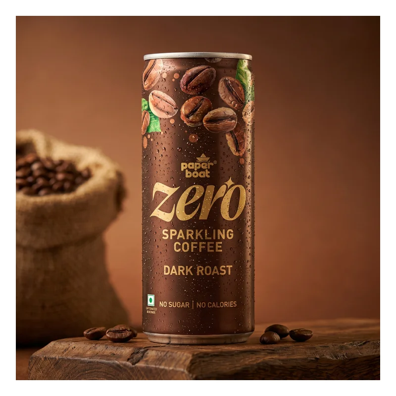 Paper Boat Zero Sparkling Coffee Dark Roast