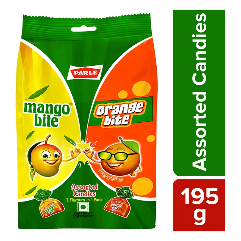 Parle Orange & Mango Bite Assorted Candies